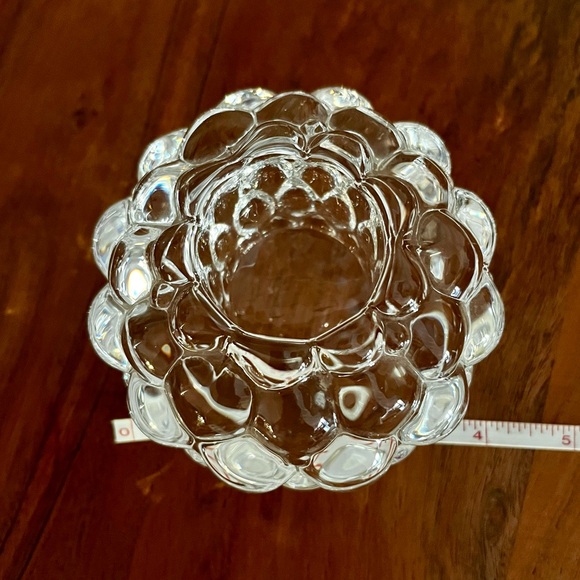 NWOT Orrefors Raspberry Votive Candle Holder - Picture 7 of 7